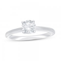 Lab-Created Diamonds by KAY Solitaire Engagement Ring 3/4 ct tw 14K White Gold