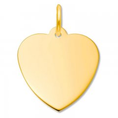 Heart Charm 14K Yellow Gold