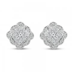 Neil Lane Diamond Earrings 5/8 ct tw 14K White Gold