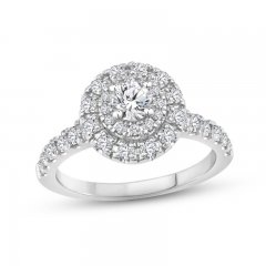 Diamond Engagement Ring 1 ct tw Round-cut 14K White Gold