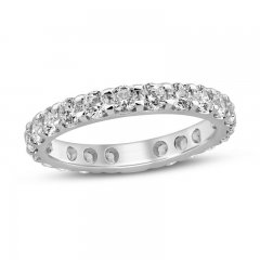 Diamond Sizeable Eternity Ring 2 ct tw Round-cut 14K White Gold