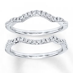 Diamond Wedding Band 3/8 ct tw 14K White Gold