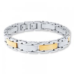 Men's Bracelet Stainless Steel 8.5" Length