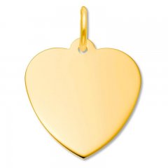 Heart Charm 14K Yellow Gold