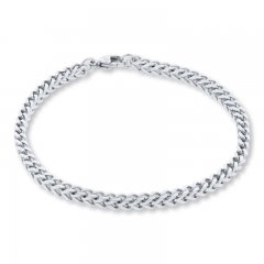 Men's Foxtail Bracelet Stainless Steel 9" Length