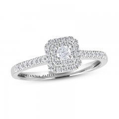 Adrianna Papell Diamond Engagement Ring 1/4 ct tw 14K White Gold