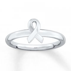 Stackable Ribbon Ring Sterling Silver