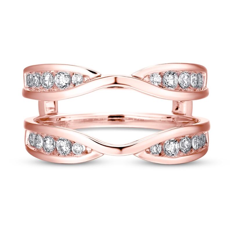 Diamond Enhancer Ring 1/2 ct tw 14K Rose Gold [kayjewelers15275] - $199 ...
